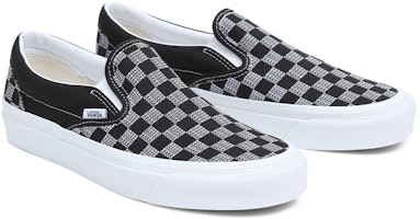 Vans Slip-On Klasik 'Checker Check - Hitam Putih' VN0A7Q58BLK Lookbook Vans Slip-On Klasik 'Checker Check - Hitam Putih' VN0A7Q58BLK