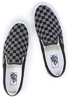 Vans Classic Slip-On 'Checker Check - Hitam Putih' VN0A7Q58BLK Shop Vans Classic Slip-On 'Checker Check - Hitam Putih' VN0A7Q58BLK