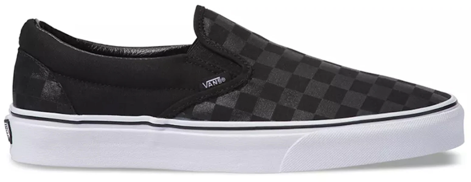 Vans Classic Slip-On 'Checkerboard - Hitam' VN000EYE276 Lookbook Vans Classic Slip-On 'Checkerboard - Hitam' VN000EYE276