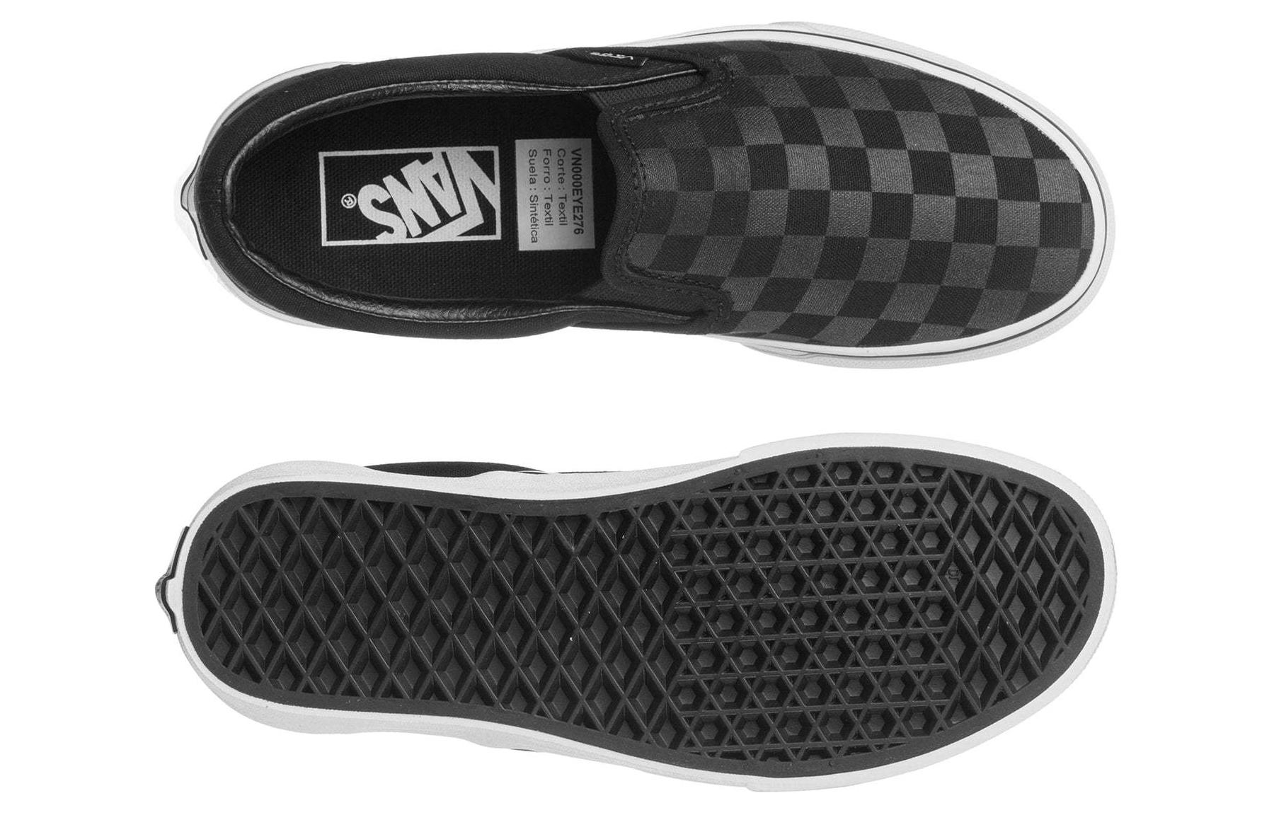 Sizing Vans Classic Slip-On 'Checkerboard - Hitam' VN000EYE276
