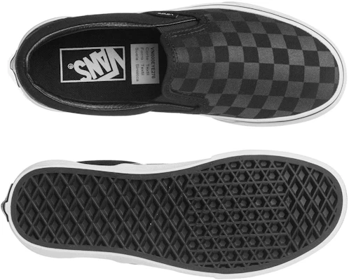Vans Classic Slip-On 'Checkerboard - Hitam' VN000EYE276 Sizing Vans Classic Slip-On 'Checkerboard - Hitam' VN000EYE276