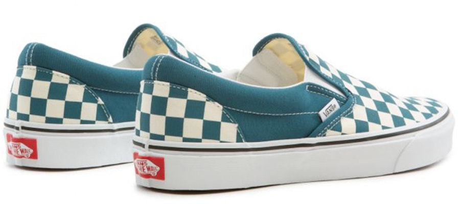 Vans Classic Slip-On 'Checkerboard - Blue Coral' VN0A33TB9EX Shop Vans Classic Slip-On 'Checkerboard - Blue Coral' VN0A33TB9EX