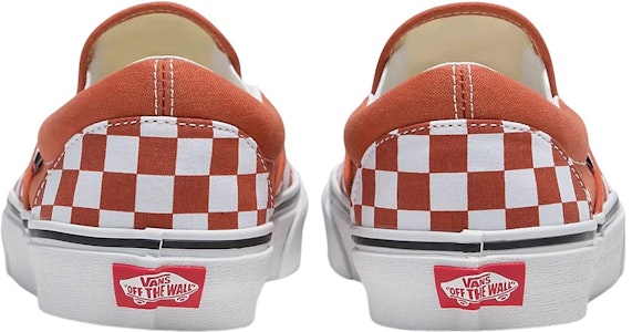 Vans经典懒人鞋‘棋盘格 - 焦赭色’ VN0A7Q5DGWP Shop Vans经典懒人鞋‘棋盘格 - 焦赭色’ VN0A7Q5DGWP