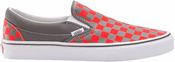 Vans Classic Slip-On 'Checkerboard - Charcoal Fiery Red' VN-0KYK7IB