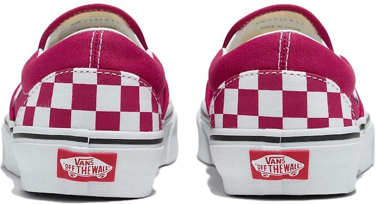 Vans经典一脚蹬“棋盘格樱桃庆典” VN000BVZC9L Shop Vans经典一脚蹬“棋盘格樱桃庆典” VN000BVZC9L