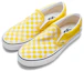 Lookbook Vans Classic Slip-On 'Checkerboard - Amarillo Cibernético' VN0A33TB42Z