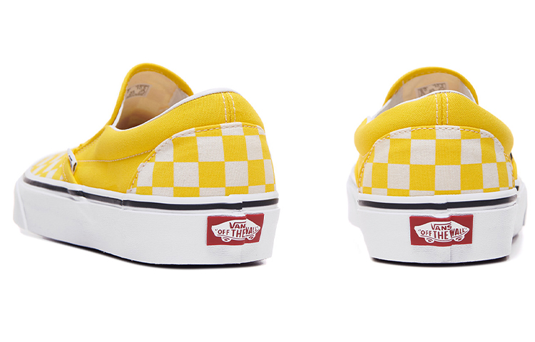Shop Vans Classic Slip-On 'Checkerboard - Amarillo Cibernético' VN0A33TB42Z