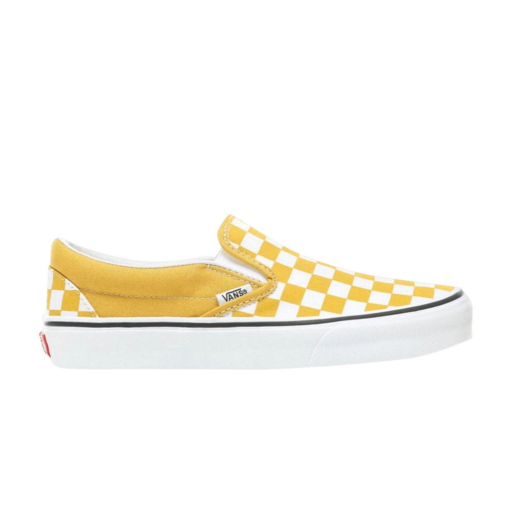 Vans Classic Slip-On 'Checkerboard - Yolk Yellow' VN0A38F7VLY1