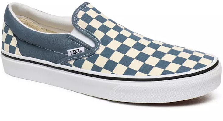 Vans Classic Slip-On 'Checkerboard Biru Mirage' VN0A4U38WRU Lookbook Vans Classic Slip-On 'Checkerboard Biru Mirage' VN0A4U38WRU