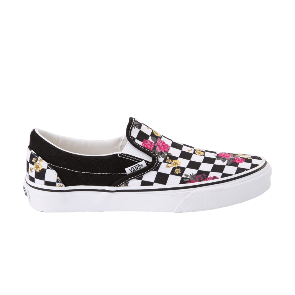 Buy Vans Classic Slip-On 'Checkerboard Floral' Bunga Bermotif Kotak-Kotak VN0497484