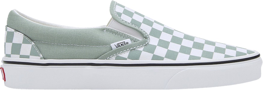 Vans Classic Slip-On 'Color Theory Checkerboard - Hijau Iceberg' VN000BVZCJL Buy Vans Classic Slip-On 'Color Theory Checkerboard - Hijau Iceberg' VN000BVZCJL