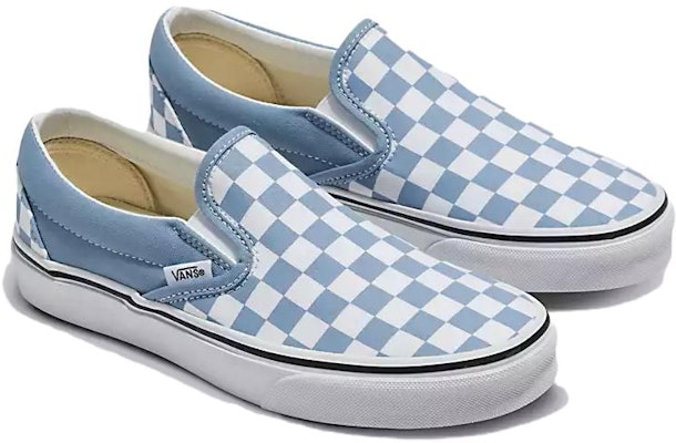 Vans Classic Slip-On 'Color Theory Checkerboard - Dusty Blue' VN000BVZDSB Order Vans Classic Slip-On 'Color Theory Checkerboard - Dusty Blue' VN000BVZDSB