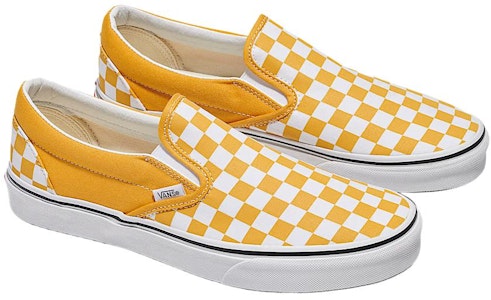 Vans Classic Slip-On 'Teoría del Color Checkerboard - Golden Glow' VN000BVZLSV Order Vans Classic Slip-On 'Teoría del Color Checkerboard - Golden Glow' VN000BVZLSV