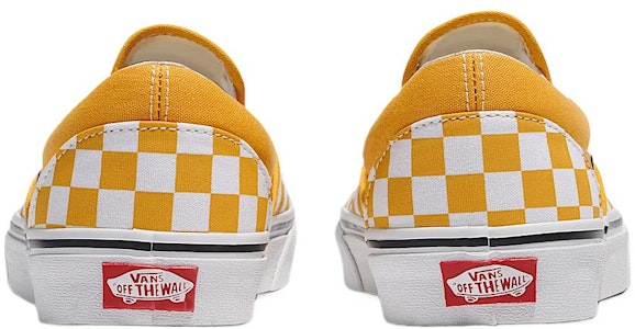 Vans Classic Slip-On 'Teoría del Color Checkerboard - Golden Glow' VN000BVZLSV Shop Vans Classic Slip-On 'Teoría del Color Checkerboard - Golden Glow' VN000BVZLSV