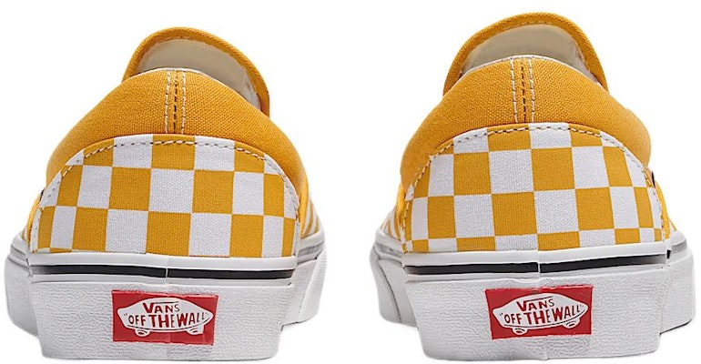 Vans Classic Slip-On 'Color Theory Checkerboard - Golden Glow' VN000BVZLSV Shop Vans Classic Slip-On 'Color Theory Checkerboard - Golden Glow' VN000BVZLSV