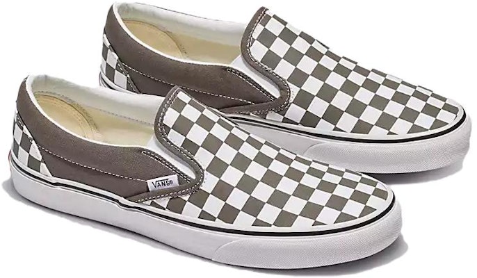 Vans Classic Slip-On 'Teoría del Color Checkerboard - Bungee Cord' VN000BVZ9JC Details for Vans Classic Slip-On 'Teoría del Color Checkerboard - Bungee Cord' VN000BVZ9JC