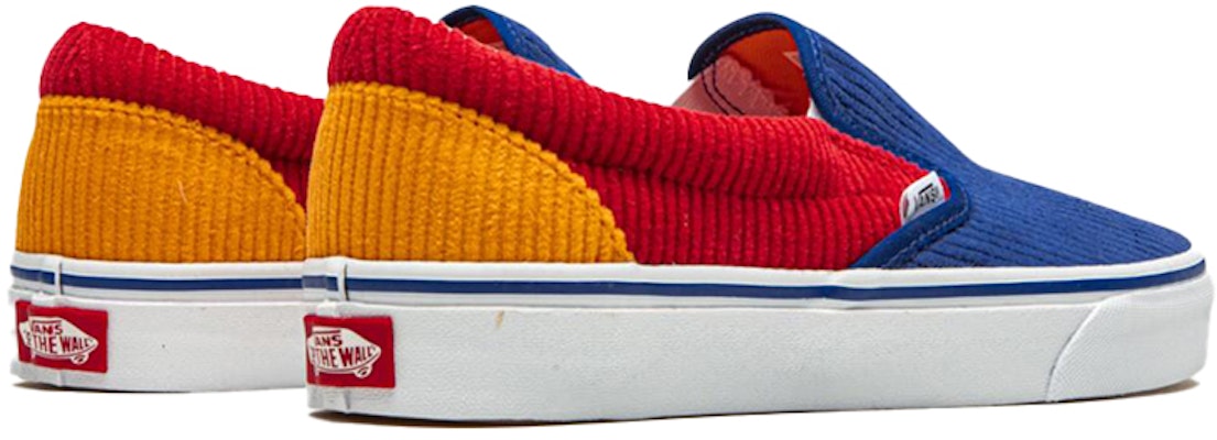 Vans Classic Slip-On 'Corduroy - Primary' VN0A4BV300Y Shop Vans Classic Slip-On 'Corduroy - Primary' VN0A4BV300Y