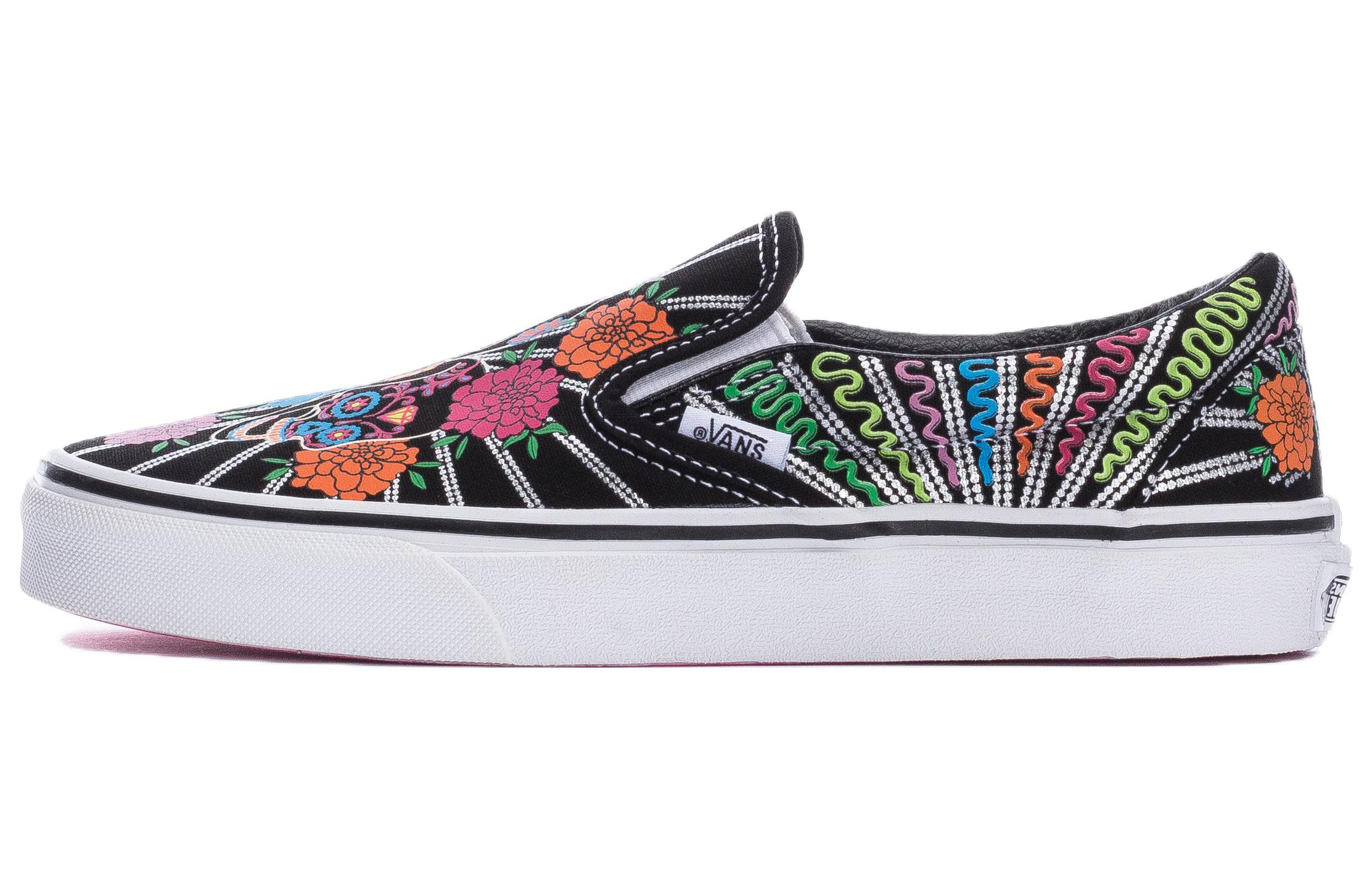 Buy ヴァンズ スリッポン「死者の日 花柄」 VN0A5JMHBMW