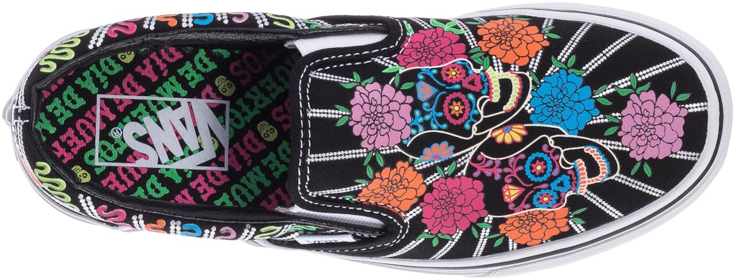 Vans 经典懒人鞋 '亡灵节 - 花卉' VN0A5JMHBMW Shop Vans 经典懒人鞋 '亡灵节 - 花卉' VN0A5JMHBMW