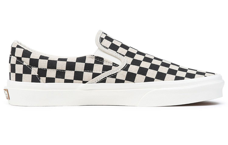 Lookbook Vans Classic Slip-On ''Eco Theory - Scacchiera Nero Bianco'' VN0A5JMH705