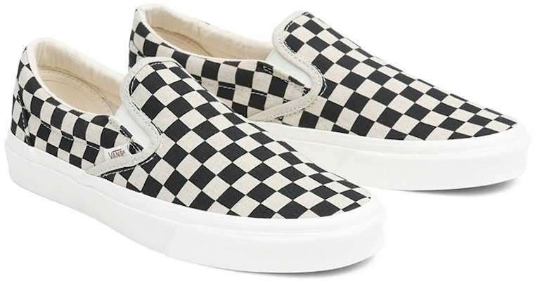 Vans Classic Slip-On ''Eco Theory - Scacchiera Nero Bianco'' VN0A5JMH705 Shop Vans Classic Slip-On ''Eco Theory - Scacchiera Nero Bianco'' VN0A5JMH705