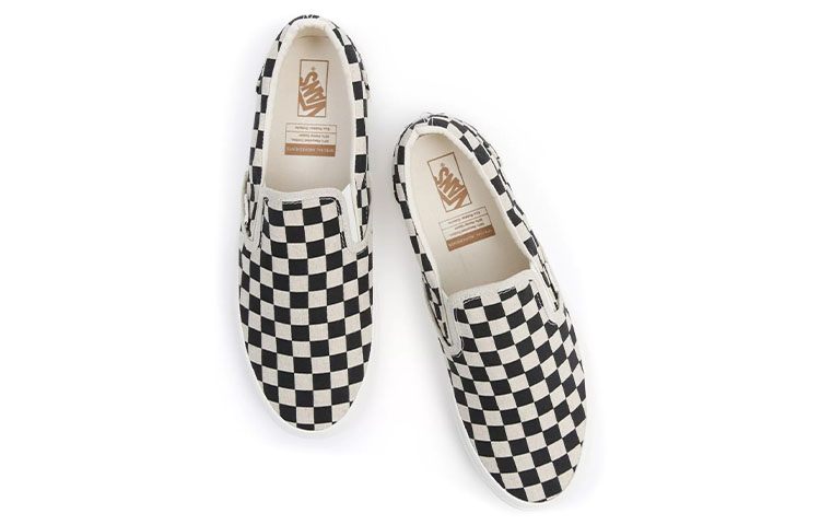Purchase Vans Classic Slip-On ''Eco Theory - Scacchiera Nero Bianco'' VN0A5JMH705