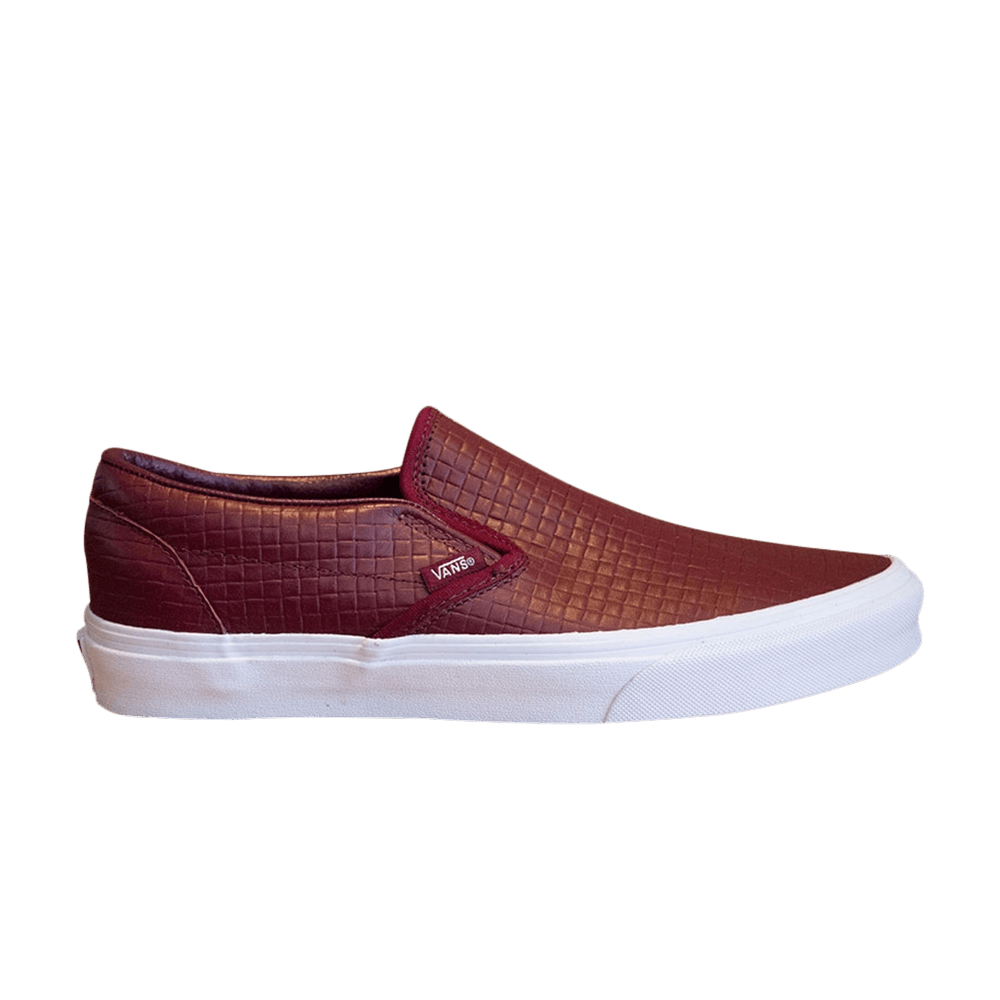 Vans Classic Slip-On 'Emboss Burgundy' VN0ZMRFEM