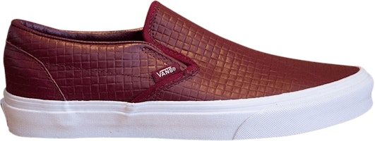 Vans Classic Slip-On 'Emboss Burgundy' VN0ZMRFEM Vans Classic Slip-On 'Emboss Burgundy' VN0ZMRFEM