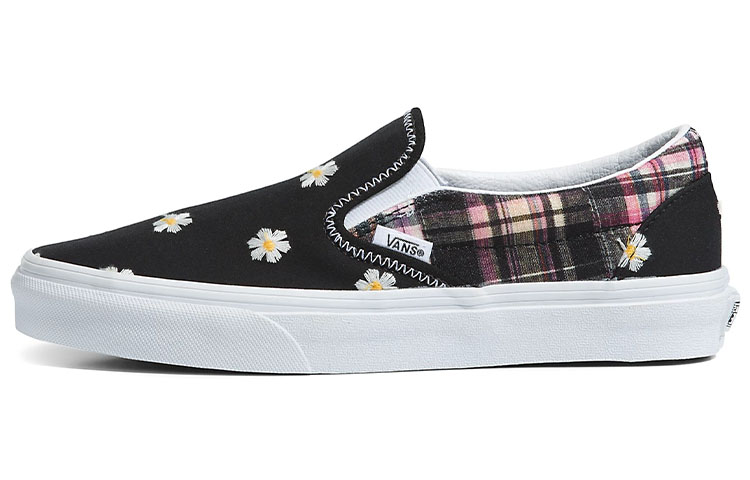 Buy 萬斯經典懶人鞋「花卉格子拼接」VN0A5JMHUUW