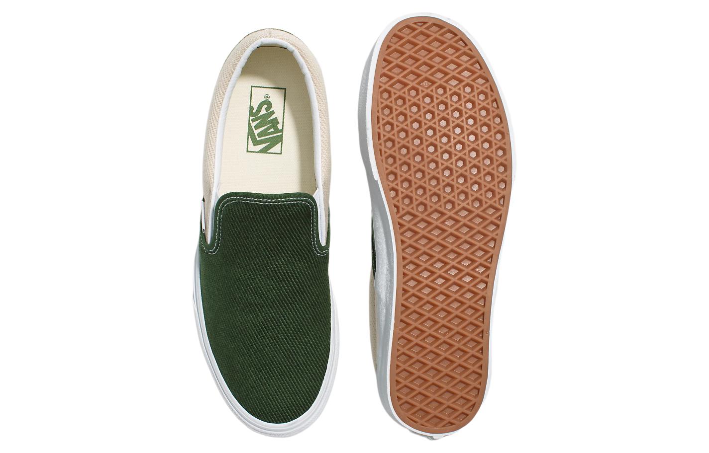 Lookbook Vans经典懒人鞋‘绿色奶油’ VN0A5JLXCOB