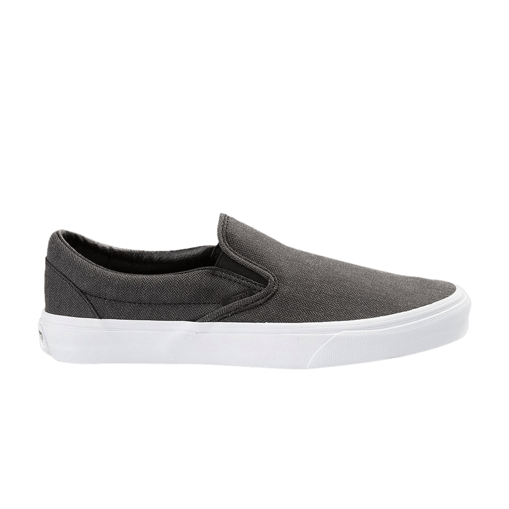 Buy Vans Classic Slip-On 'Herringbone - Black' VN0A38F7QCZ