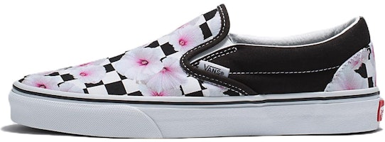 Vans Classic Slip-On 'Hibiscus Floral Checkerboard' VN0A5JLXBM8 Vans Classic Slip-On 'Hibiscus Floral Checkerboard' VN0A5JLXBM8