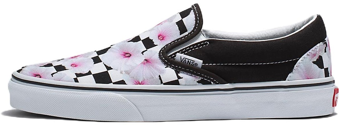 Vans Classic Slip-On 'Hibiscus Floral Checkerboard' VN0A5JLXBM8 Buy Vans Classic Slip-On 'Hibiscus Floral Checkerboard' VN0A5JLXBM8