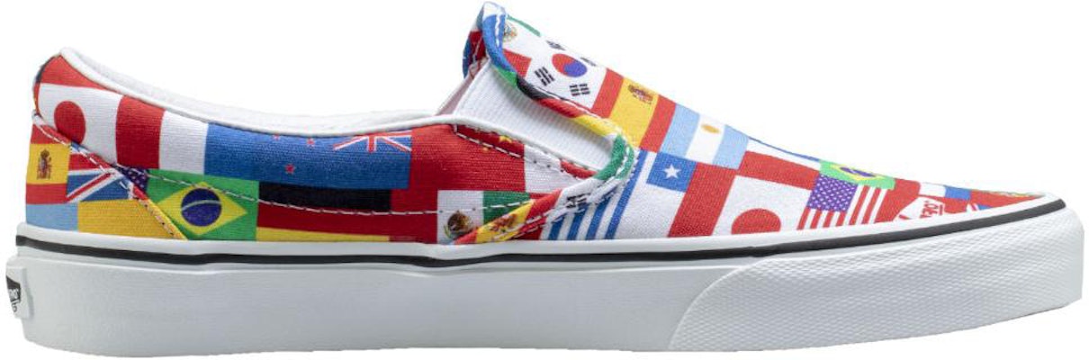Vans Classic Slip-On 'International Flags' VN0A38F7RX0 Order Vans Classic Slip-On 'International Flags' VN0A38F7RX0