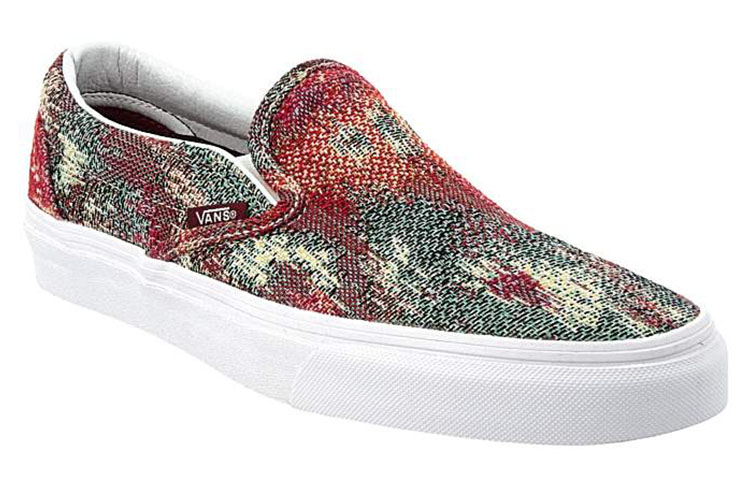 Lookbook Vans Classic Slip-On 'Italian Weave - Safari' wanita pria Indonesia VN0004MPJR4