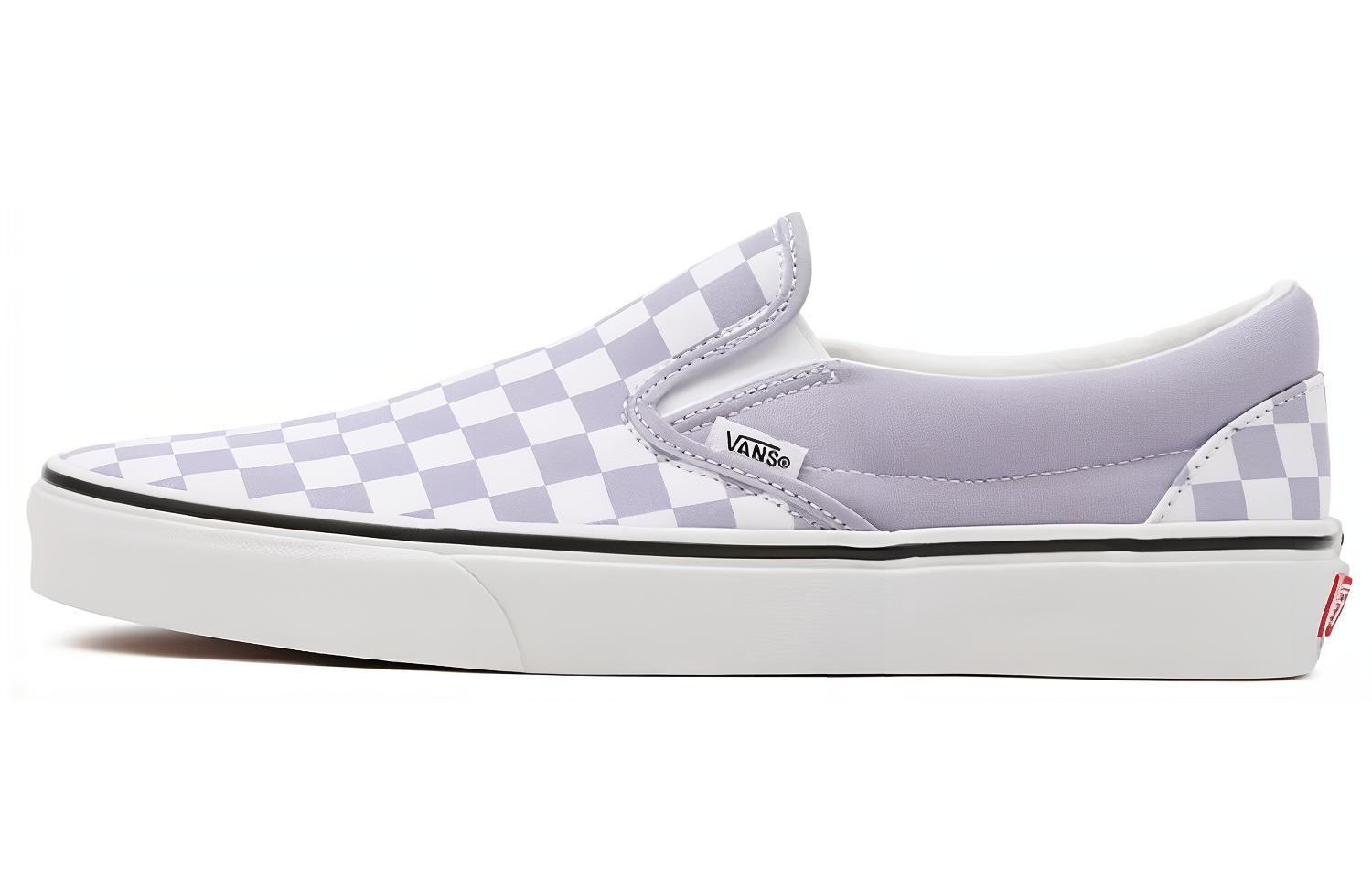 Buy Vans 经典套脚鞋 '悠然薰衣草棋盘格' VN000XG8ARV