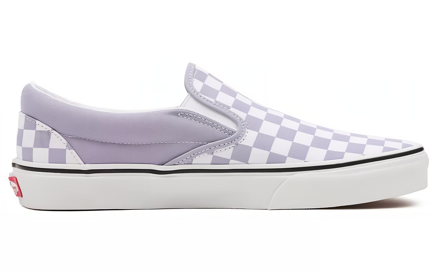 Order Vans 经典套脚鞋 '悠然薰衣草棋盘格' VN000XG8ARV