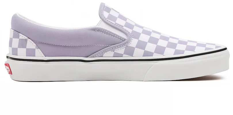 Vans 经典套脚鞋 '悠然薰衣草棋盘格' VN000XG8ARV Order Vans 经典套脚鞋 '悠然薰衣草棋盘格' VN000XG8ARV