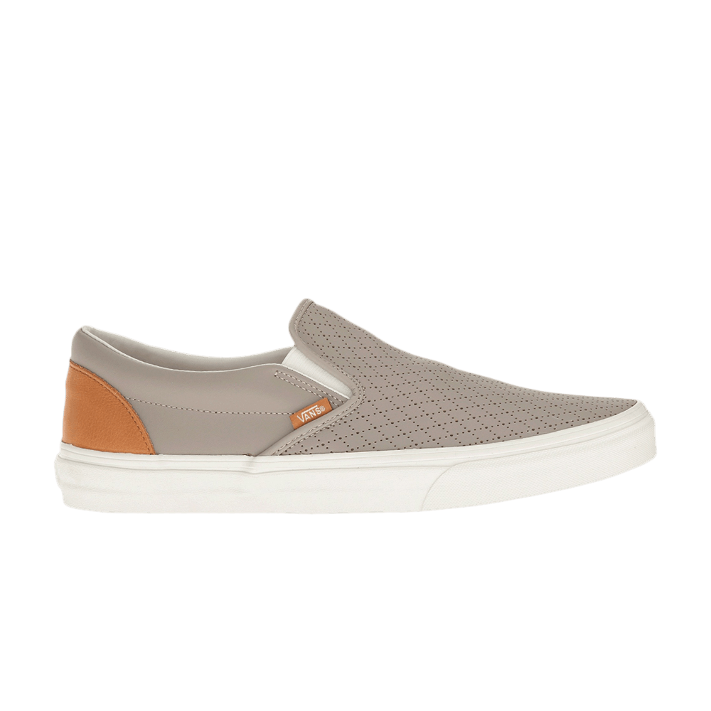 Vans Classic Slip-On 'Leather Perf - Moon Rock' VN0A38F7MU4