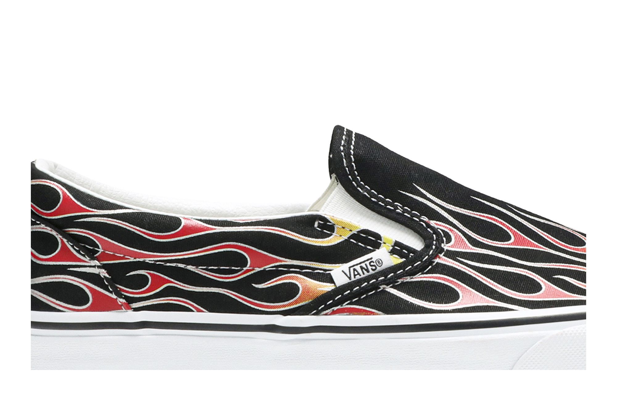 Lookbook Vans Classic Slip-On ''Mash Up Flames'' vlammen sneakers VN0A38F7VKJ