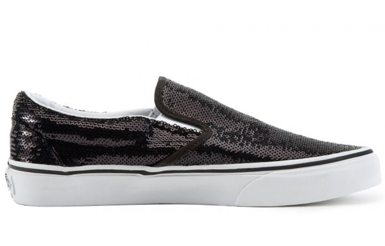 Order Vans クラシックスリッポン マイクロセキン ブラック VN0A4U382PC