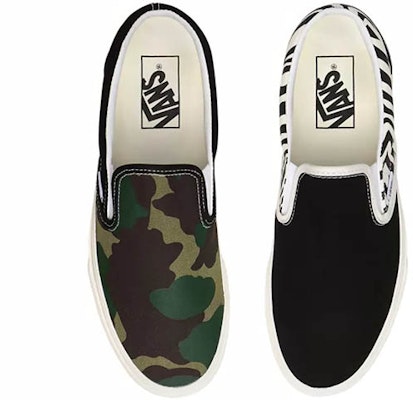 Vans Classic Slip-On 'Mismatch - Zebra Camo' VN0A4U38WS8 Purchase Vans Classic Slip-On 'Mismatch - Zebra Camo' VN0A4U38WS8