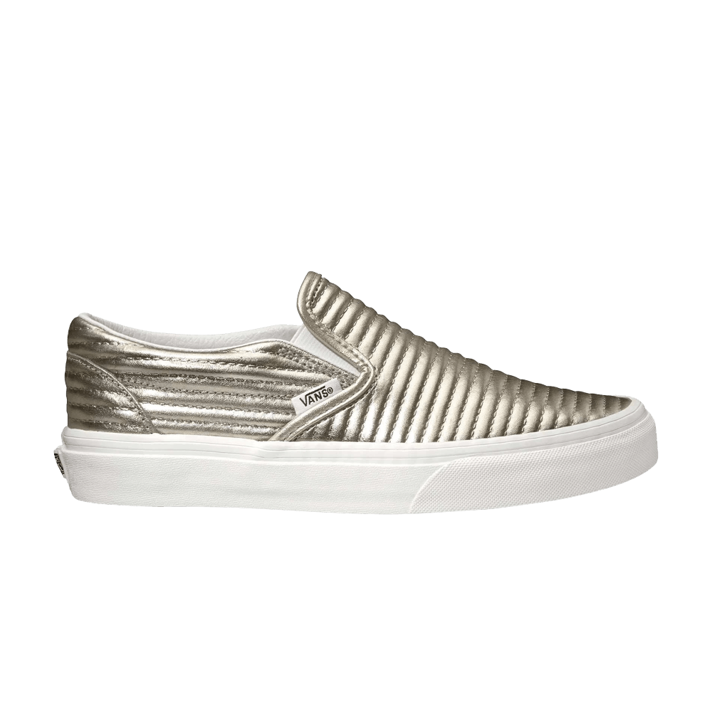 Buy Vans クラシックスリッポン メタリックシルバー (Vans Kurashikkusurippon Metarikku Shirubā) VN0A38F7U7L