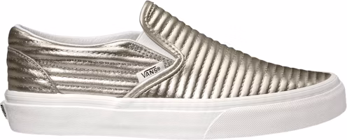 Vans Classic Slip-On 'Moto Leather - Metallic Silver' VN0A38F7U7L Vans Classic Slip-On 'Moto Leather - Metallic Silver' VN0A38F7U7L