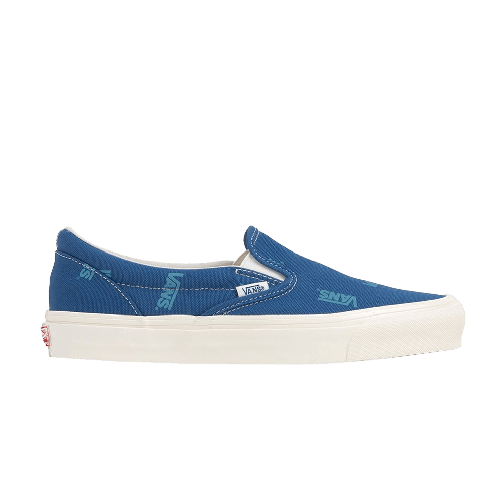 Buy Vans Classic Slip-On 'Paket Logo Multi - Biru' CSO-LOGO-BLUE