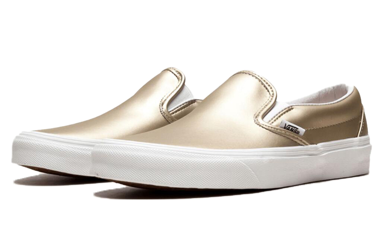 Order Vans Classic Slip-On 'Emas Metalik Terang' VN0A38F7Q8E