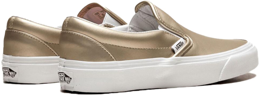 Vans クラシックスリッポン ゴールドメタリック (Vans Kurashikkusurippon Gōrudo Metarikku) VN0A38F7Q8E Lookbook Vans クラシックスリッポン ゴールドメタリック (Vans Kurashikkusurippon Gōrudo Metarikku) VN0A38F7Q8E