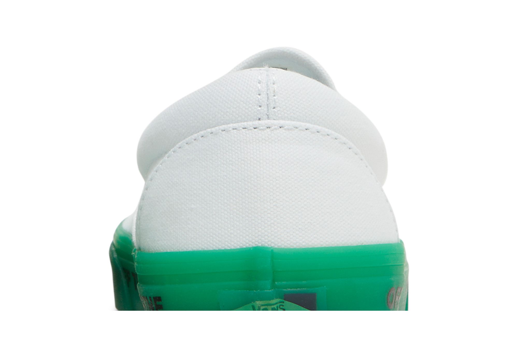 Sizing Vans Classic Slip-On 'OTW Lis Warna Hijau Transparan' VN0A5AO82HR