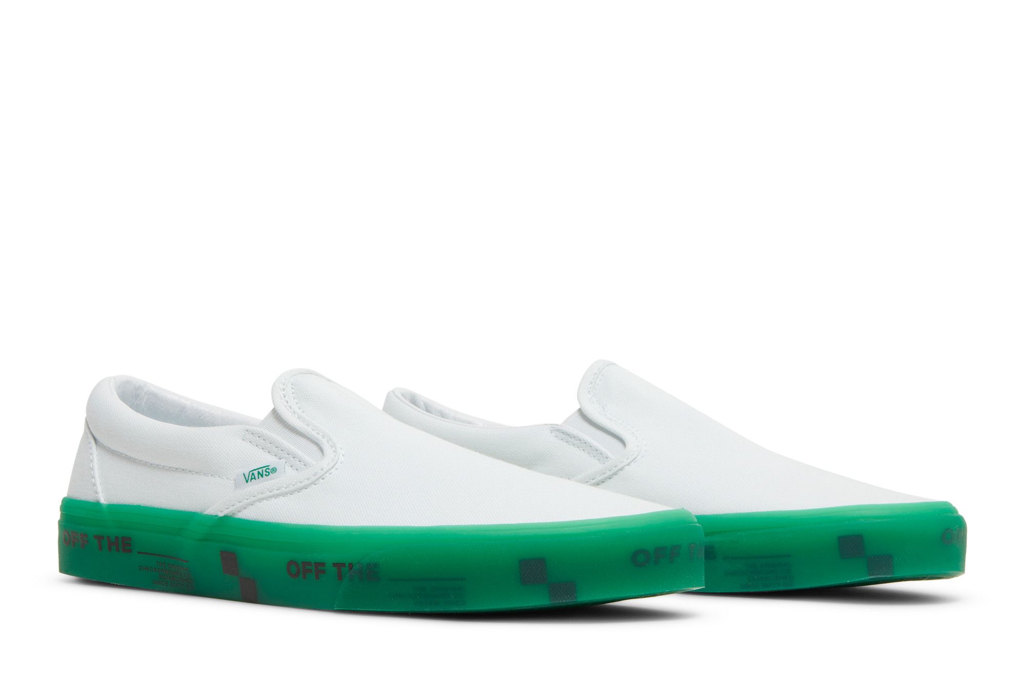 Cheap Vans Classic Slip-On 'OTW Lis Warna Hijau Transparan' VN0A5AO82HR