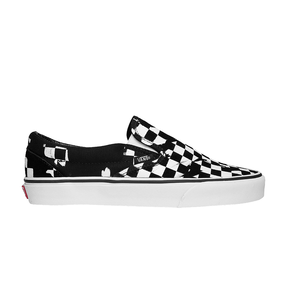 Buy バンズ クラシックスリッポン "チェッカーオーバープリント" VN0A38F7UPS